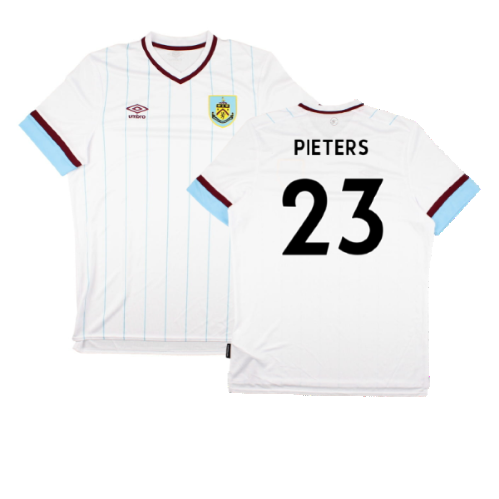 Burnley 2021-22 Away Shirt (Sponsorless) (XL) (Mint) (PIETERS 23)