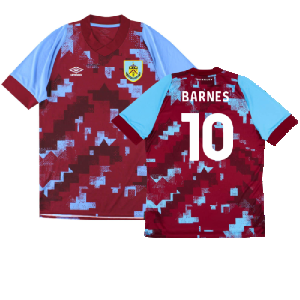 Burnley 2022-23 Home Shirt (L) (Mint) (BARNES 10)