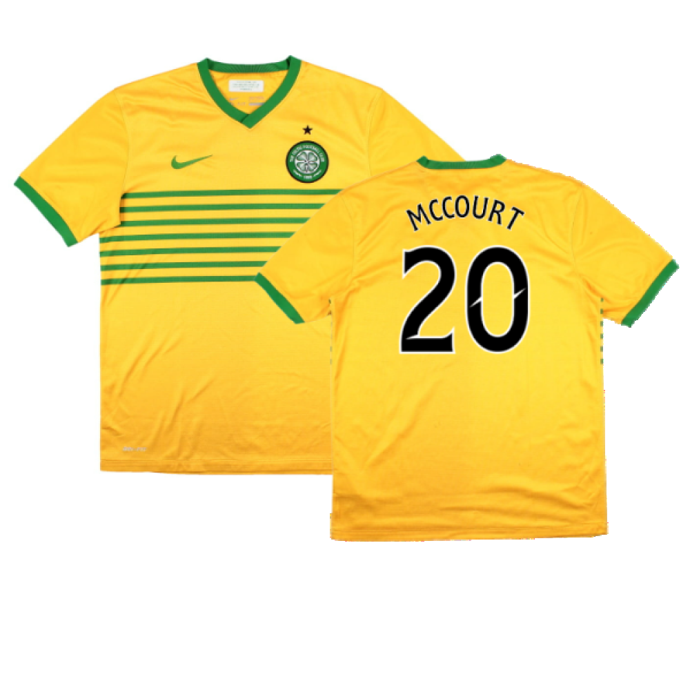 Celtic 2013-14 Away Shirt (Sponsorless) (XL Boys) (Good) (McCourt 20)