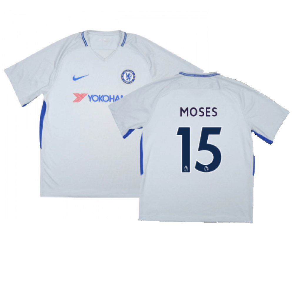 Chelsea 2017-18 Away Shirt (XLB) (Very Good) (Moses 15)