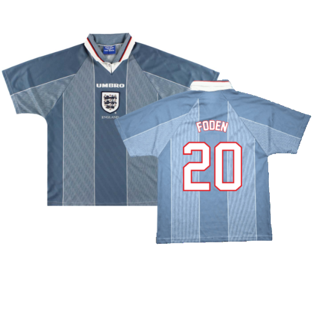 England 1995-97 Away (XL) (Mint) (Foden 20)