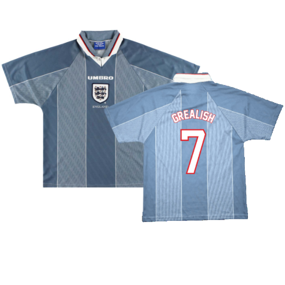 England 1995-97 Away (XL) (Mint) (Grealish 7)