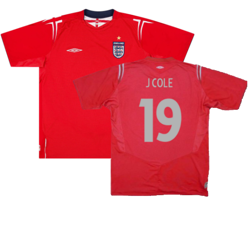 England 2004-06 Away Shirt (XL) (Very Good) (J Cole 19)