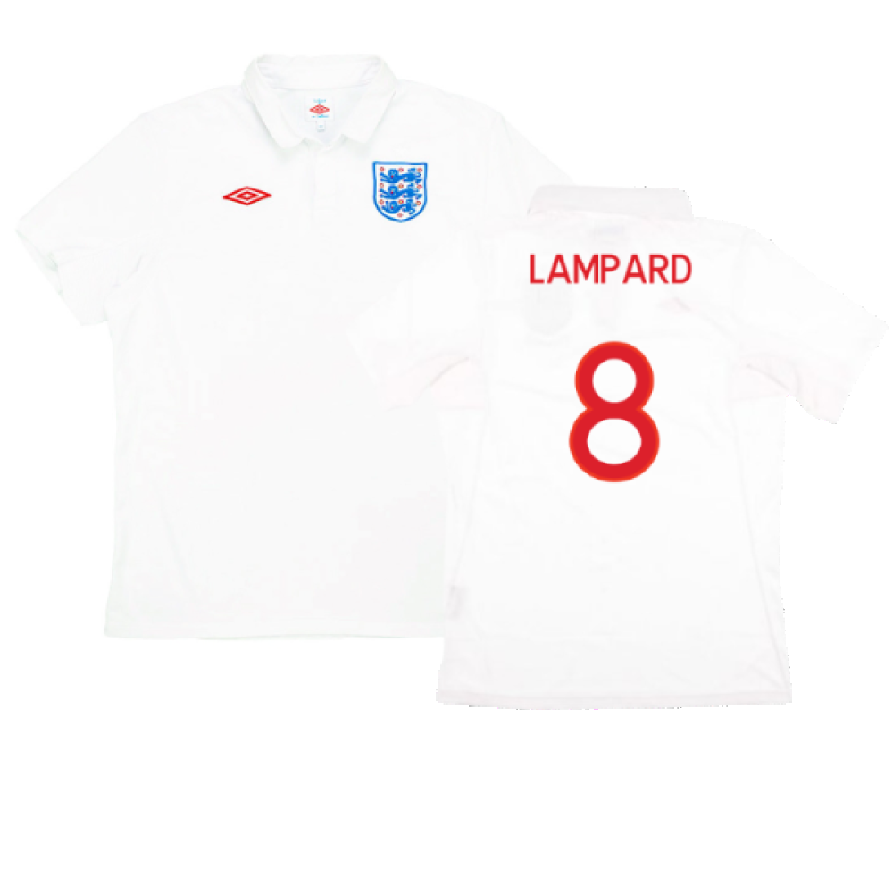 England 2009-10 Home (L) (Excellent) (Lampard 8)