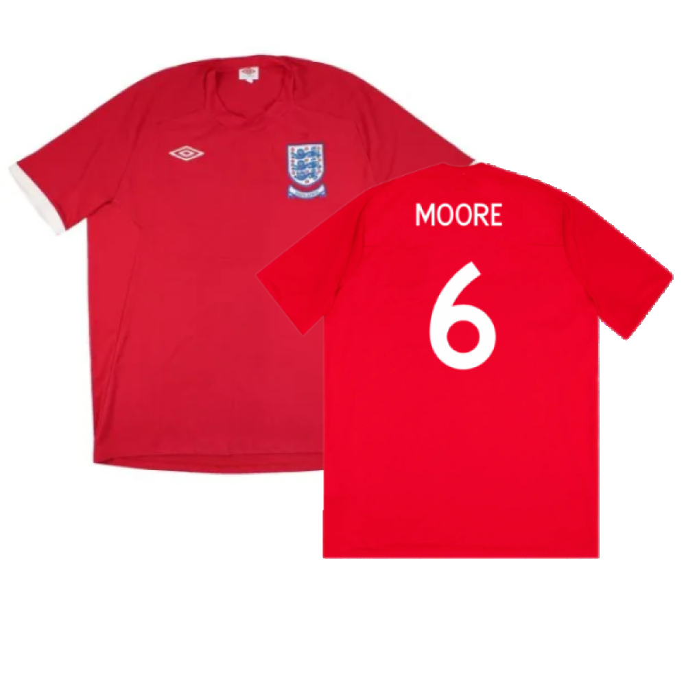 England 2010-11 Away Shirt (M) (Excellent) (Moore 6)