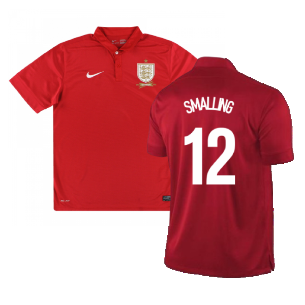 England 2013-14 Away Shirt (XL Boys) (Excellent) (SMALLING 12)