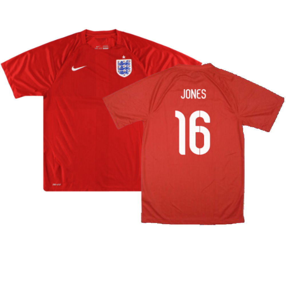 England 2014-16 Away Shirt (XL) (Very Good) (JONES 16)