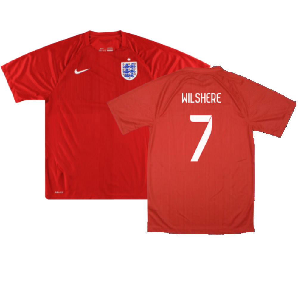 England 2014-16 Away Shirt (XL) (Very Good) (WILSHERE 7)