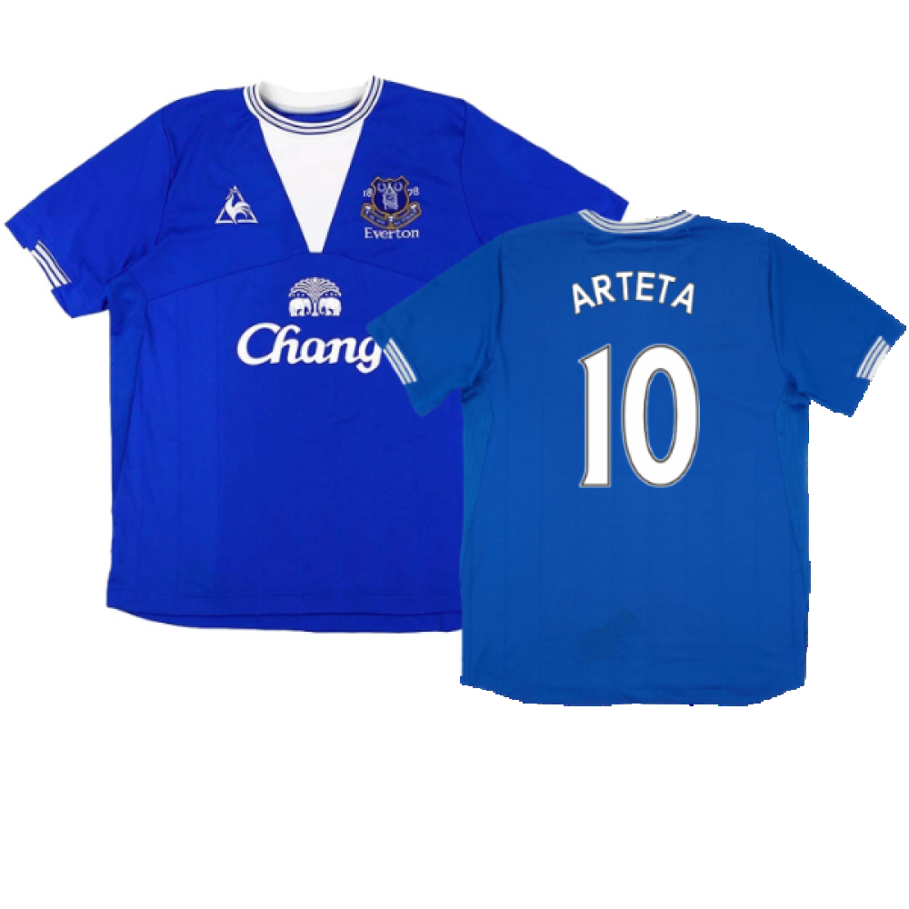 Everton 2009-10 Home Shirt (M) (Excellent) (Arteta 10)