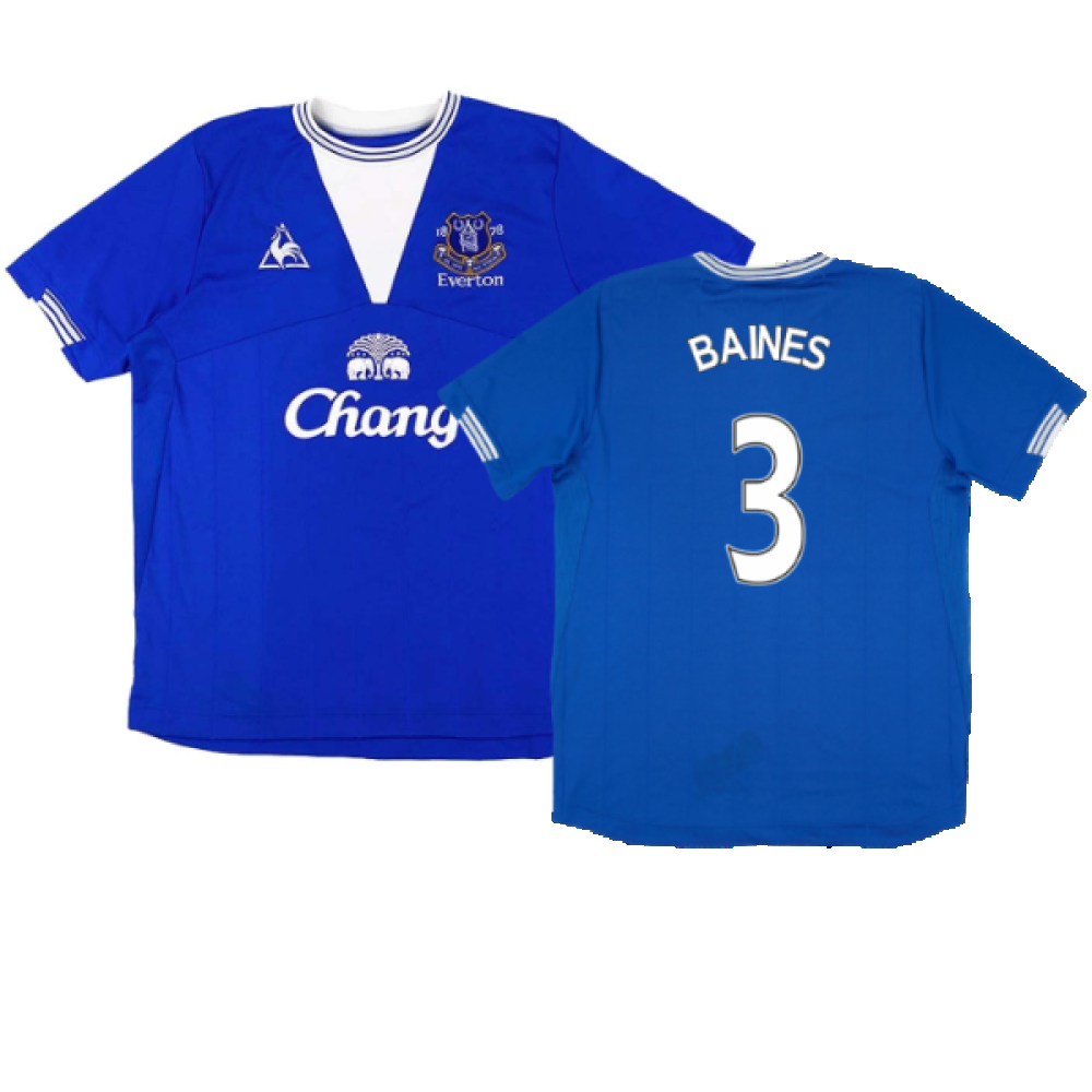 Everton 2009-10 Home Shirt (M) (Excellent) (Baines 3)