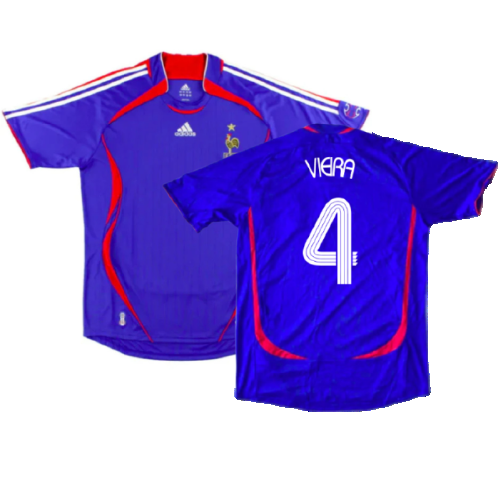 France 2006-08 Home Shirt (XL) (Excellent) (Vieira 4)