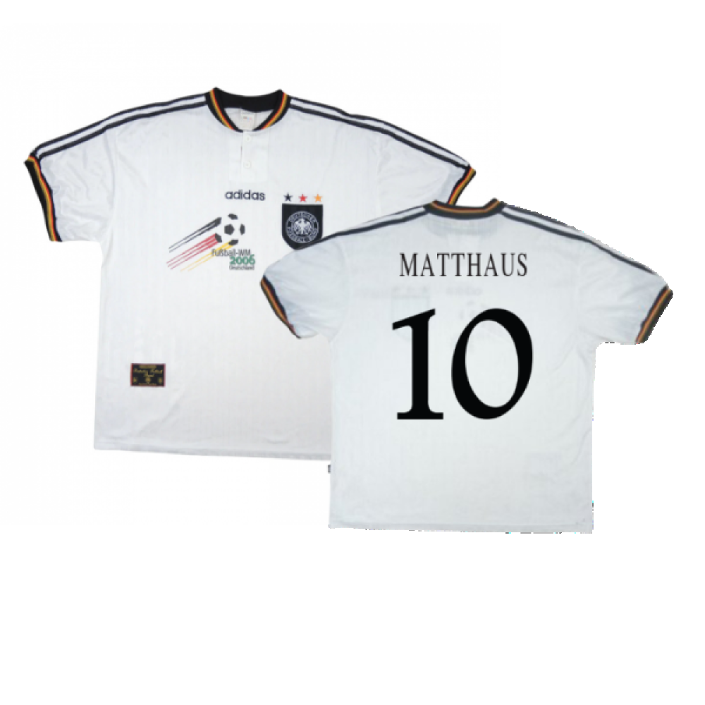 Germany 1996-98 Home WM06 Shirt (S) (Excellent) (Matthaus 10)