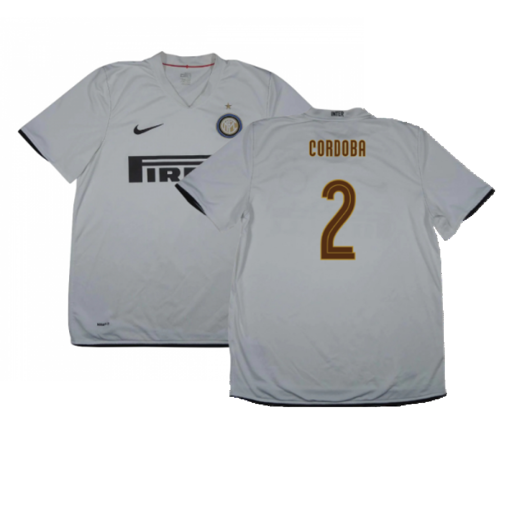 Inter Milan 2008-09 Away Shirt (XXL) (Fair) (Cordoba 2)