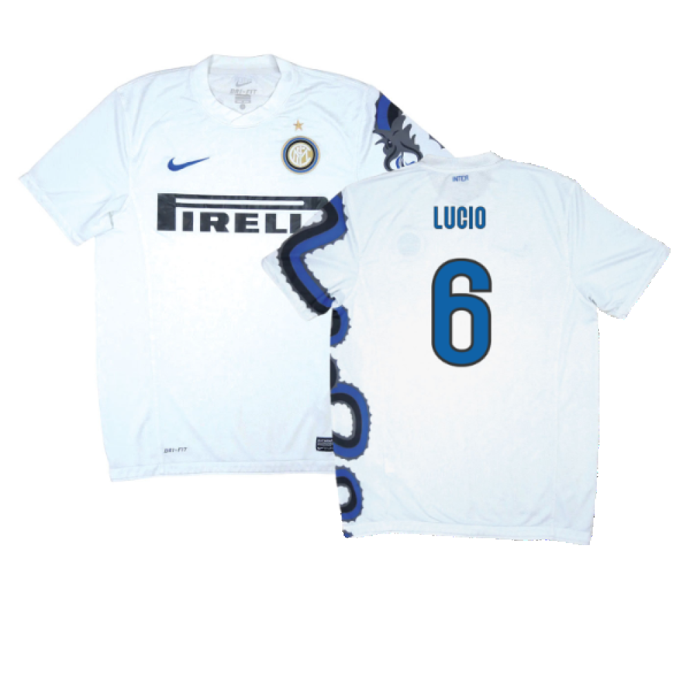 Inter Milan 2010-11 Away Shirt (S) (Excellent) (Lucio 6)