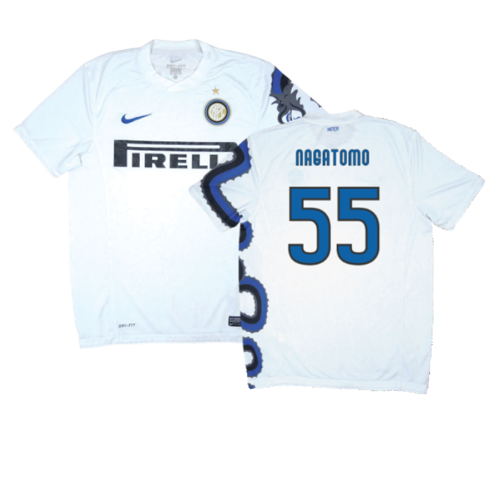 Inter Milan 2010-11 Away Shirt (Very Good) (Nagatomo 55)