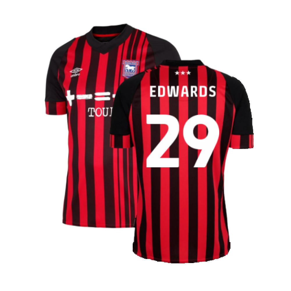 Ipswich Town 2022-23 Away Shirt (M) (Excellent) (EDWARDS 29)