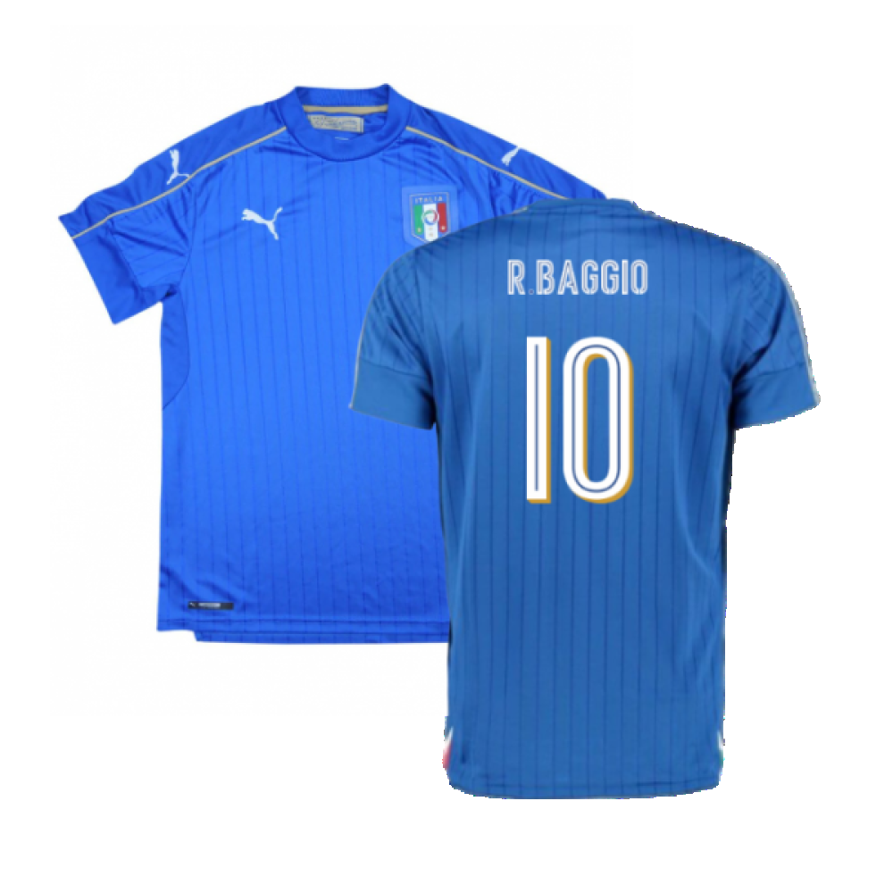 Italy 2016-17 Home Shirt (XLB) (Good) (R.Baggio 10)