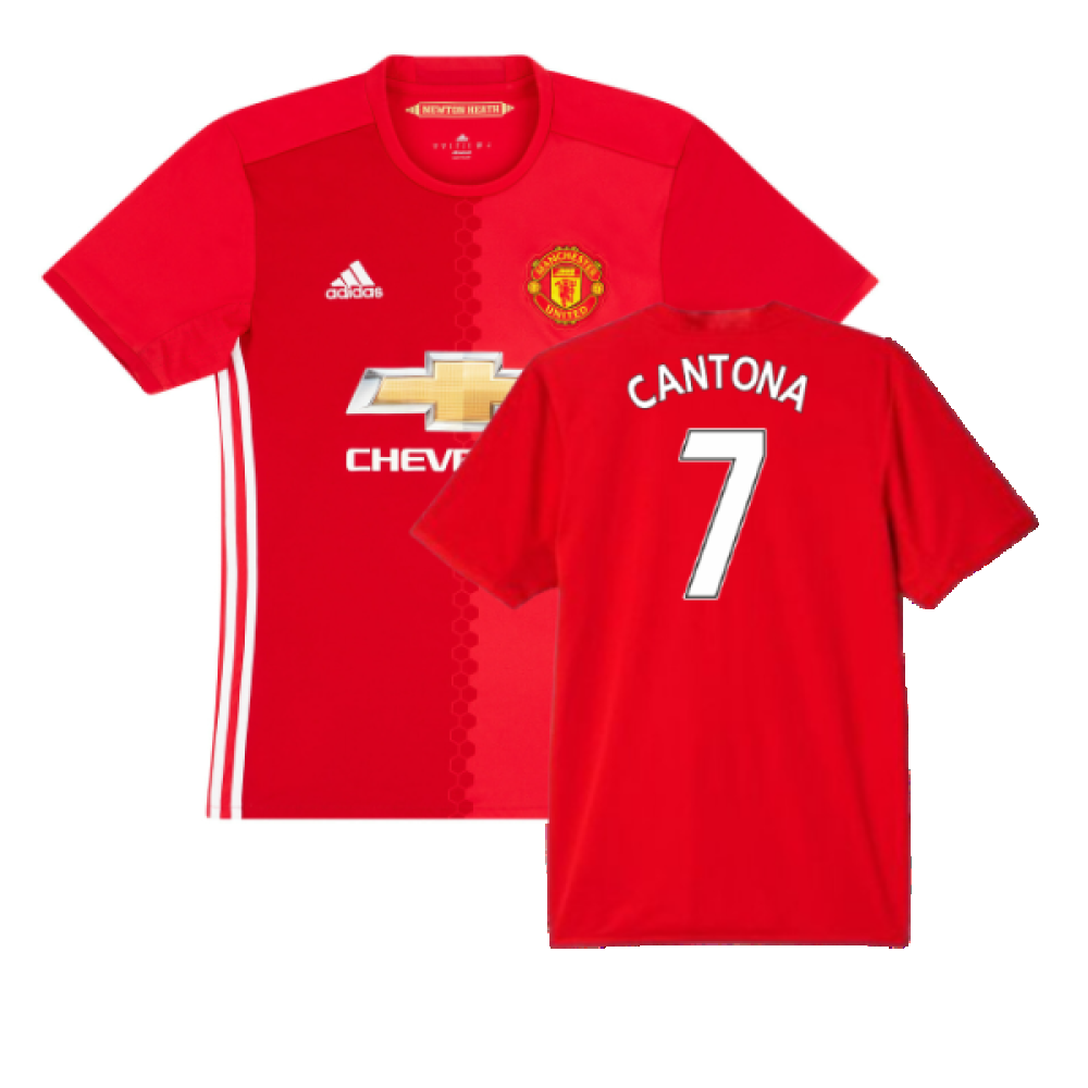 Manchester United 2016-17 Home Shirt (L) (Excellent) (Cantona 7)