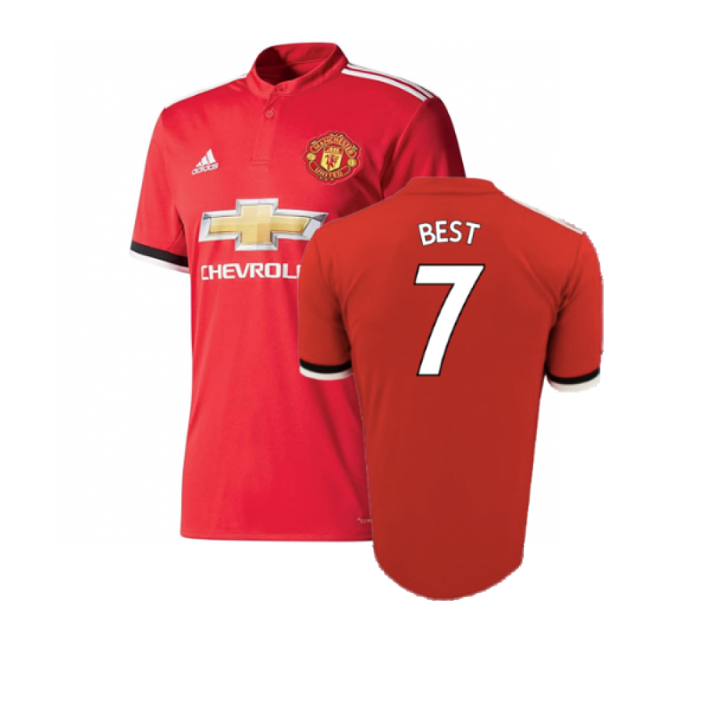 Manchester United 2017-18 Home Shirt (L) (Mint) (Best 7)