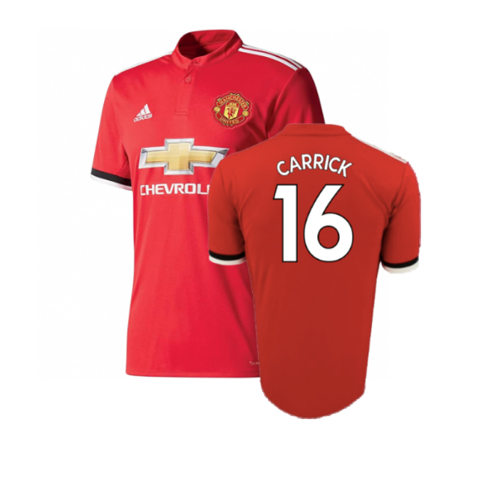 Manchester United 2017-18 Home Shirt (L) (Very Good) (Carrick 16)