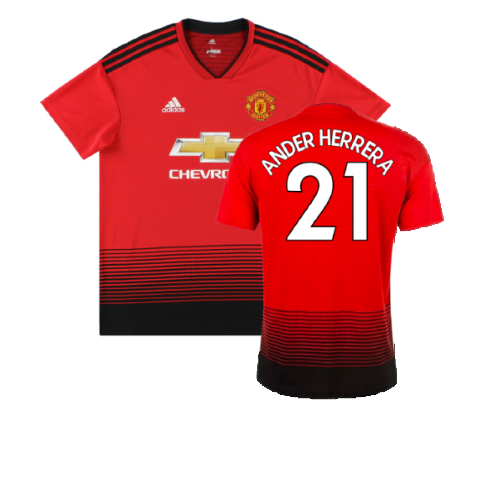 Manchester United 2018-19 Home Shirt - (M) (Excellent) (Ander Herrera 21)