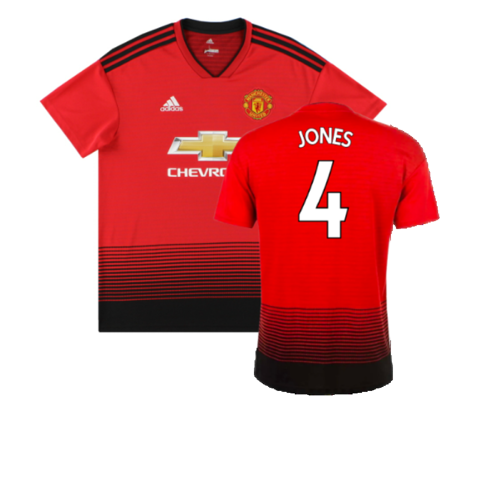 Manchester United 2018-19 Home Shirt - (M) (Excellent) (Jones 4)