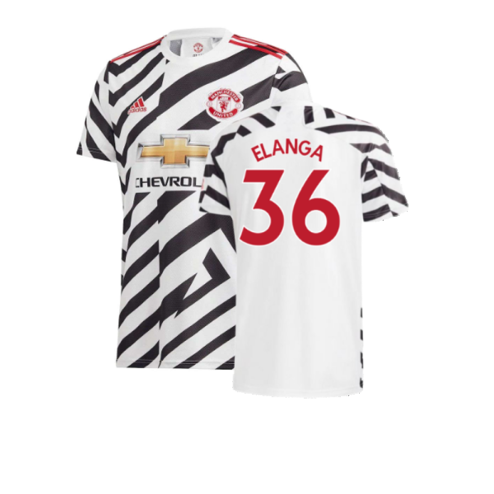 Manchester United 2020-21 Third Shirt (XL) (Good) (Elanga 36)