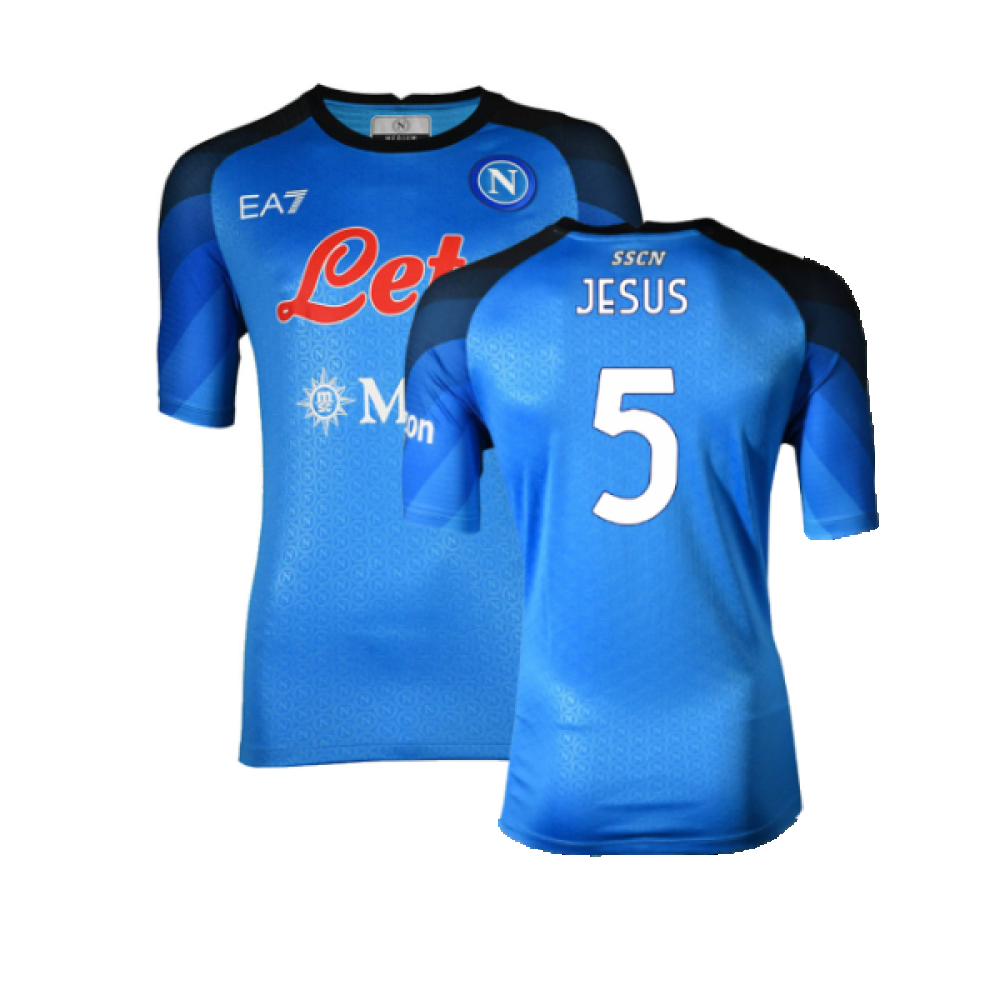 Napoli 2022-23 Home Shirt (S) (Excellent) (Jesus 5)