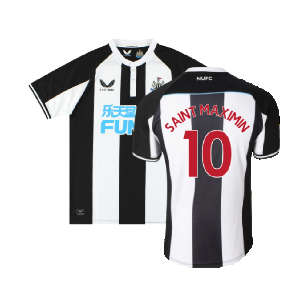 Newcastle United 2021-22 Home Shirt (M) (Mint) (SAINT MAXIMIN 10)