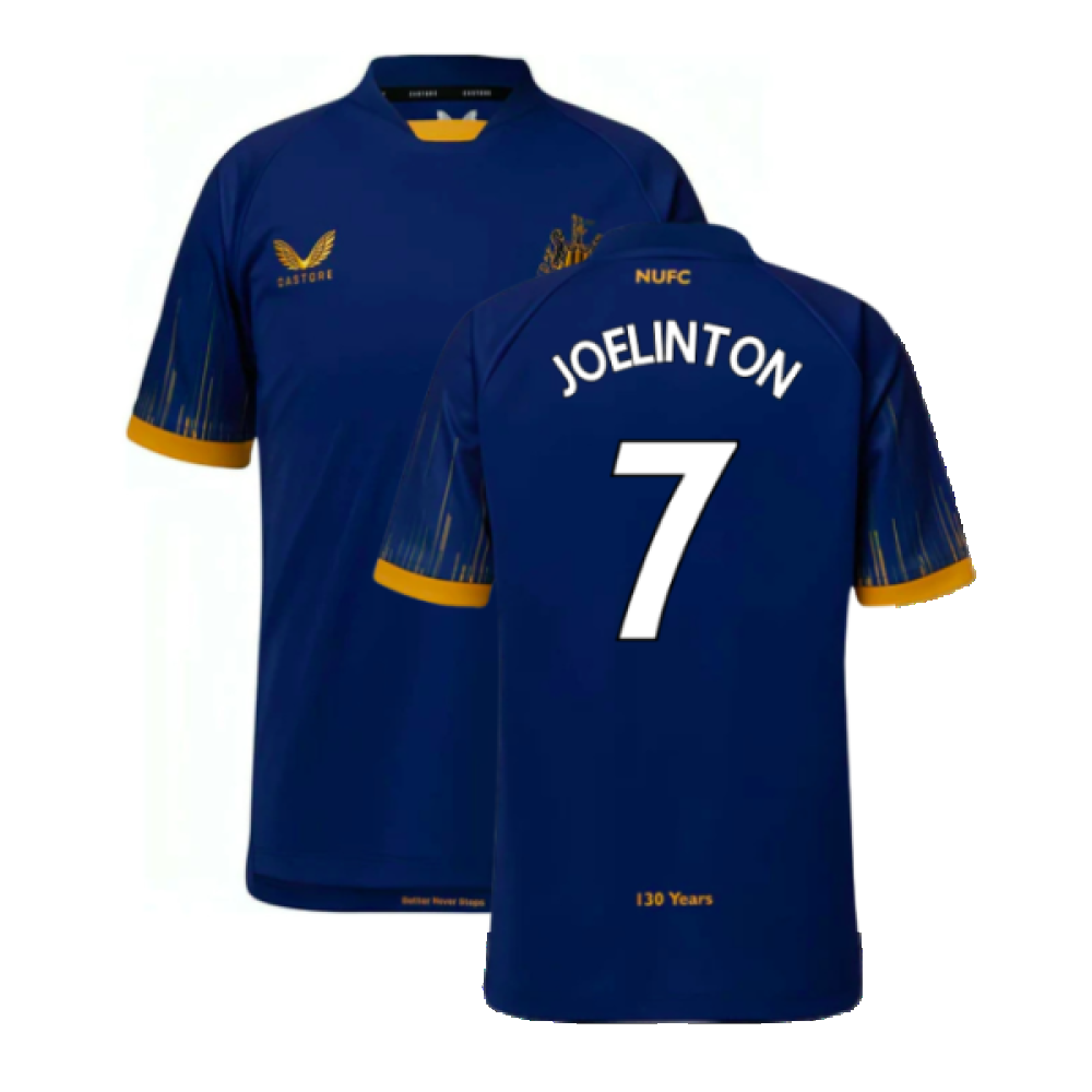 Newcastle United 2022-23 Away Shirt (Sponsorless) (XXL) (Excellent) (JOELINTON 7)