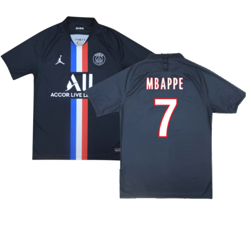 PSG 2019-20 Fourth Shirt (S) (MBAPPE 7) (BNWT)