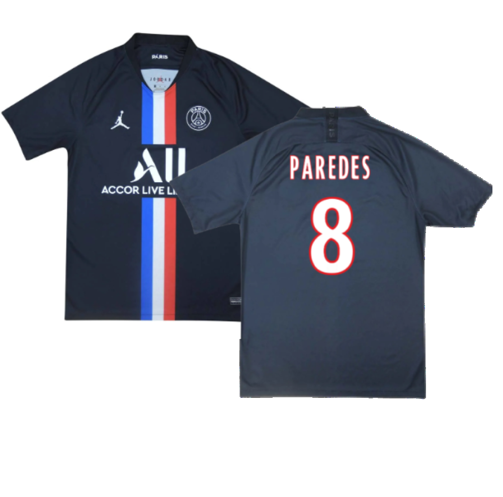 PSG 2019-20 Fourth Shirt (S) (PAREDES 8) (BNWT)