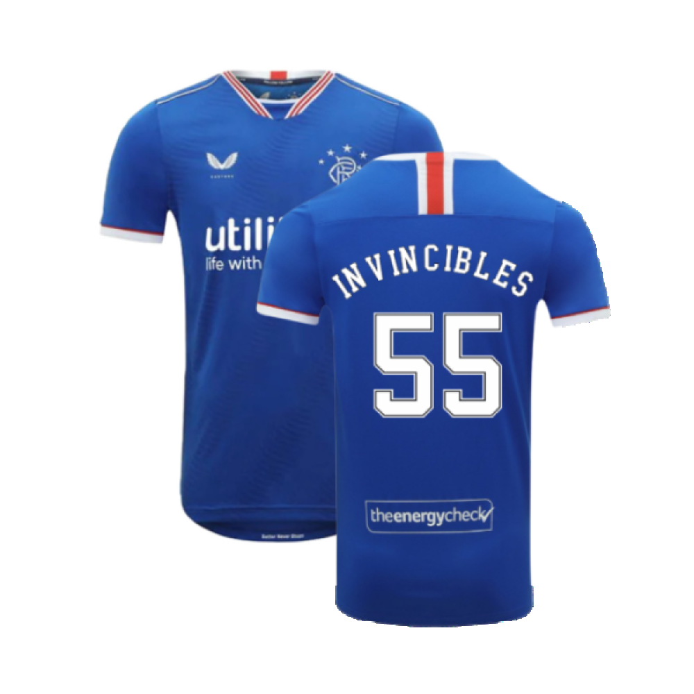 Rangers 2020-21 Home Shirt (S) (Mint) (Invincibles 55)