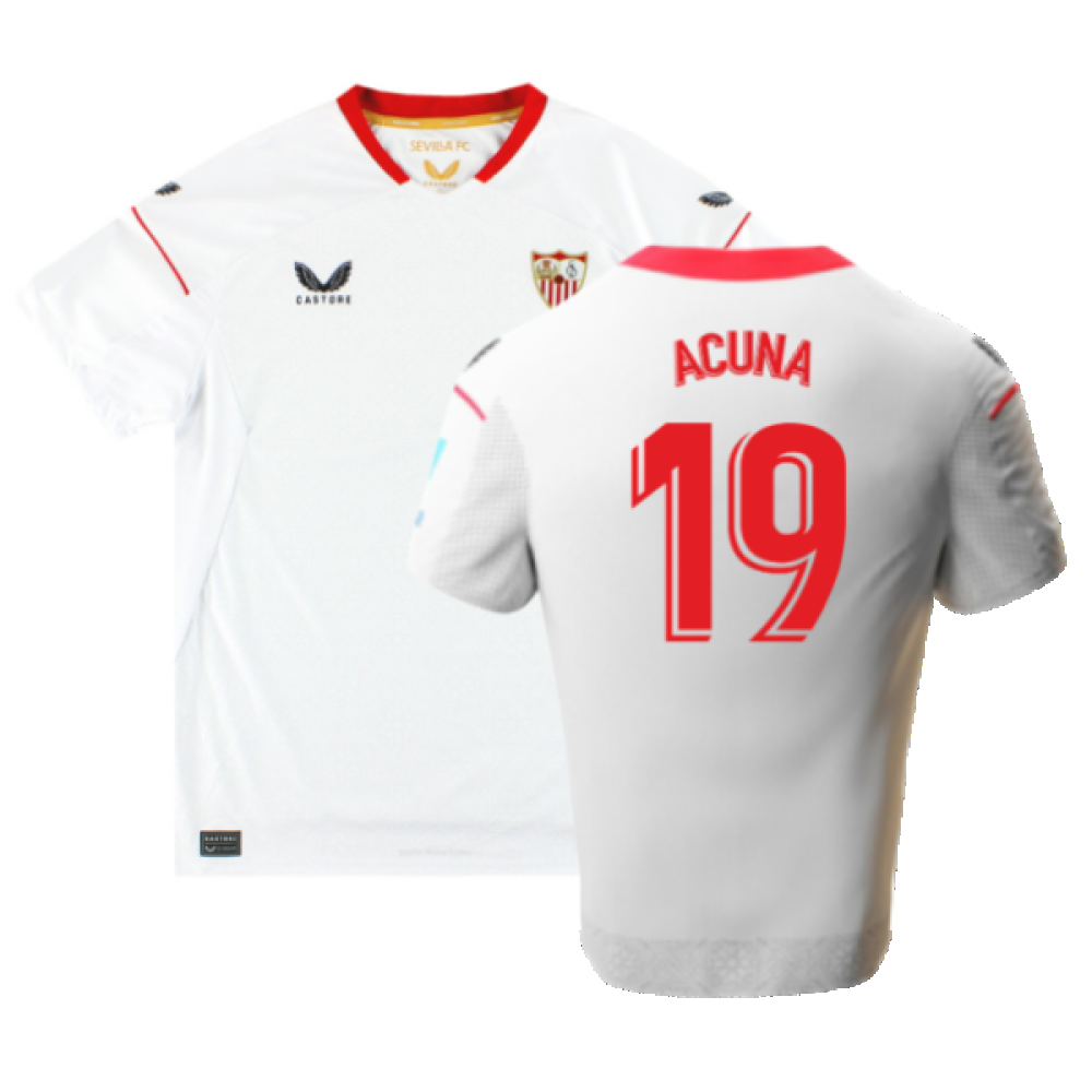 Sevilla 2022-23 Home Shirt (XXL) (Excellent) (Acuna 19)