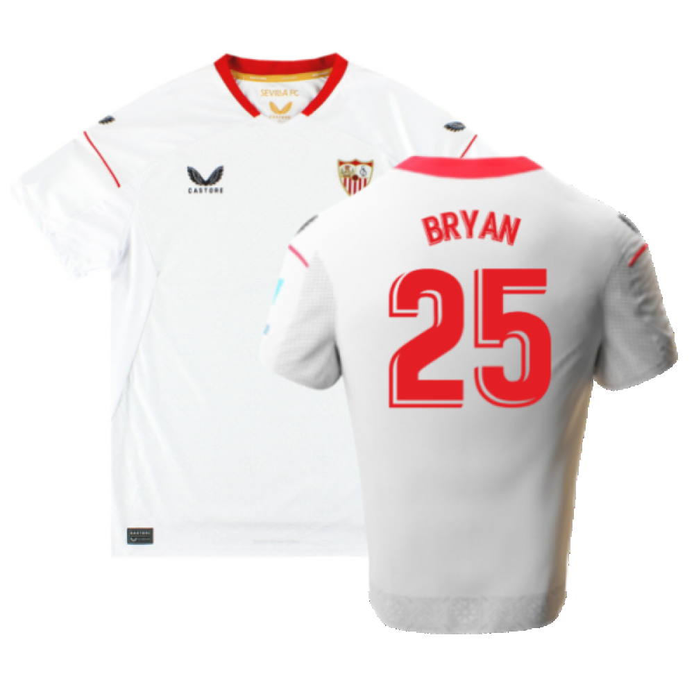 Sevilla 2022-23 Home Shirt (XXL) (Excellent) (Bryan 25)