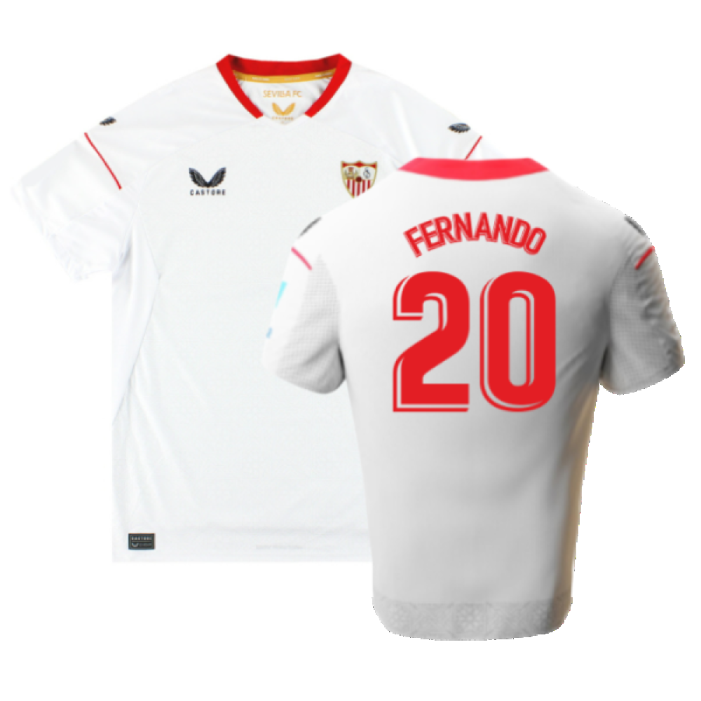 Sevilla 2022-23 Home Shirt (XXL) (Excellent) (Fernando 20)