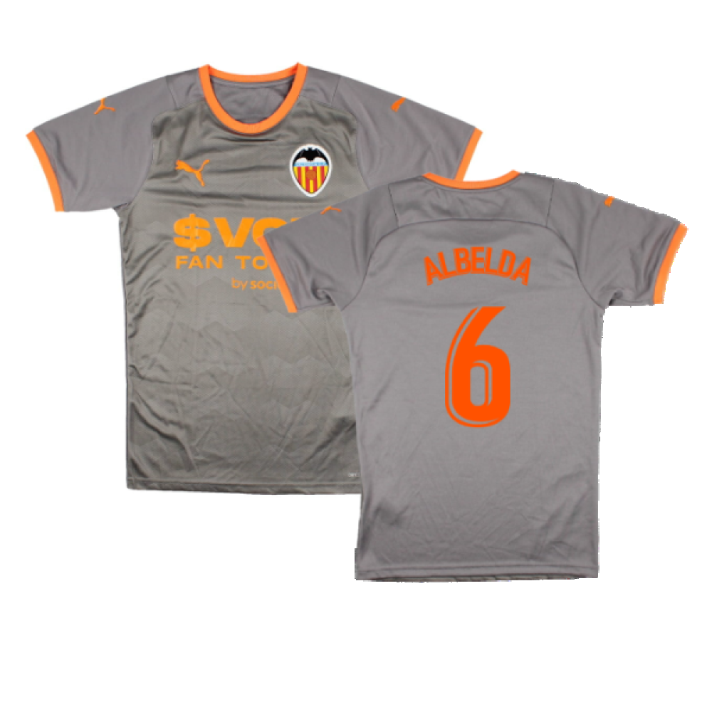 Valencia 2021-22 Fourth Shirt (XS) (Excellent) (ALBELDA 6)