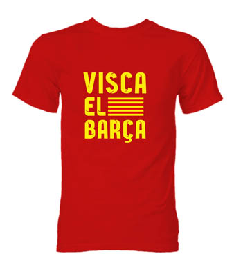 Visca El Barca T-Shirt (Red)