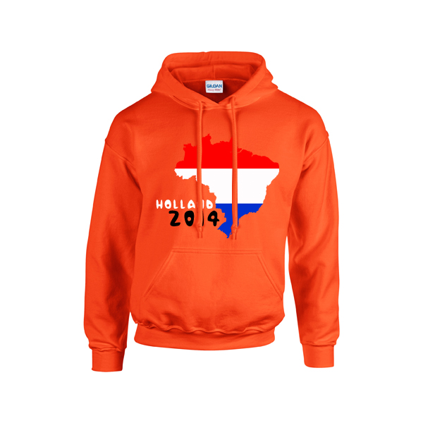 Holland 2014 Country Flag Hoody (orange) - Kids